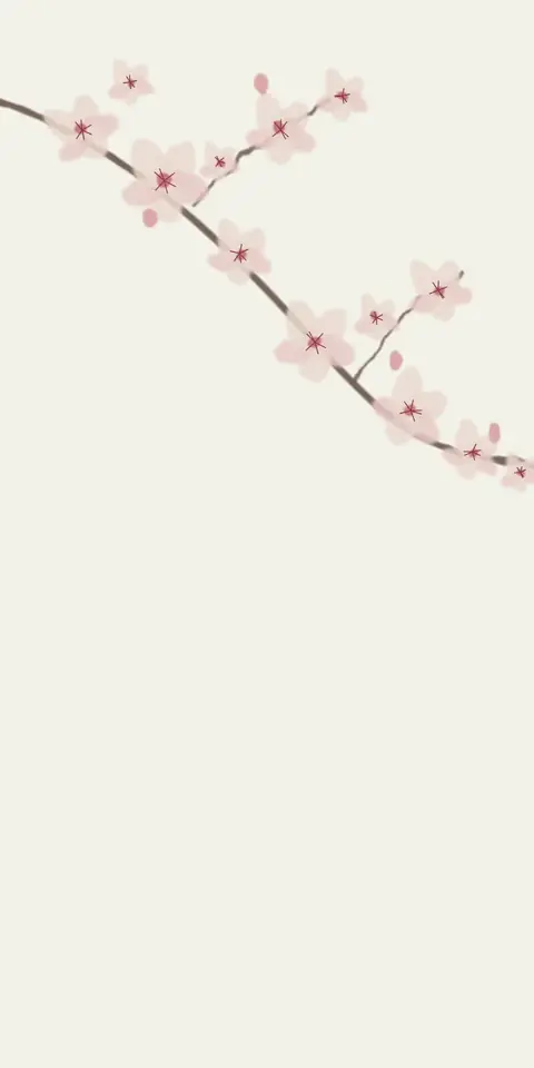 Digital wedding invitation, Spring design