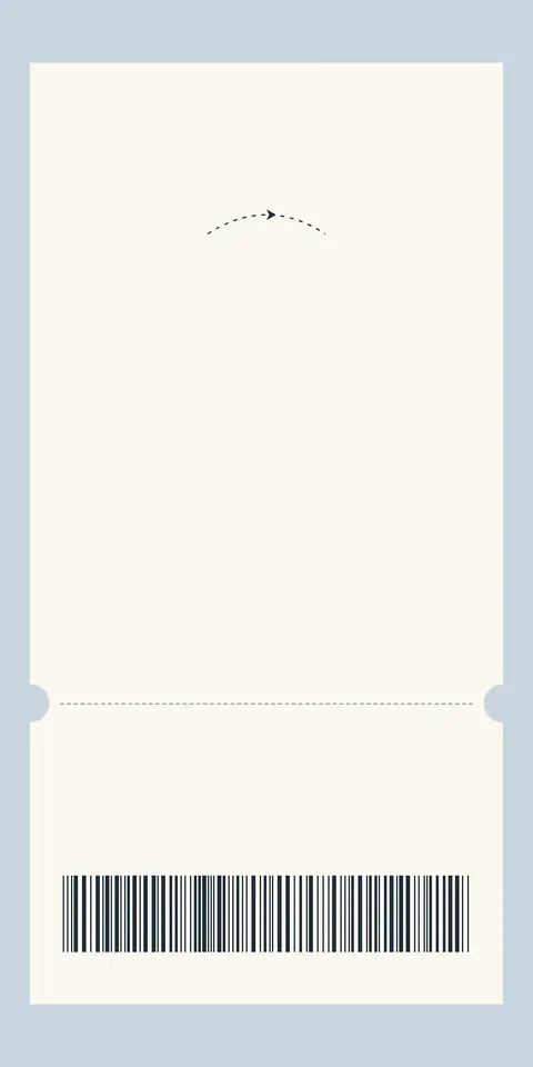 Digital wedding invitation, Boarding pass design