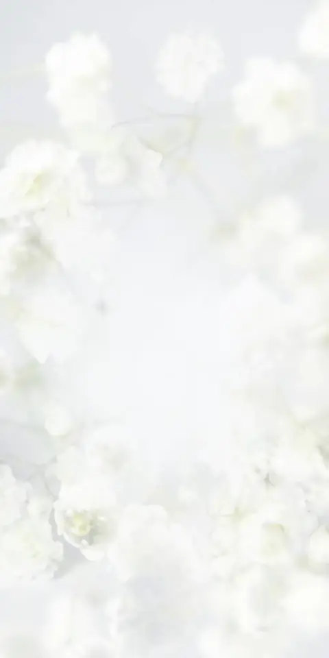 Digital wedding and christening invitation, Baby's breath cloud design