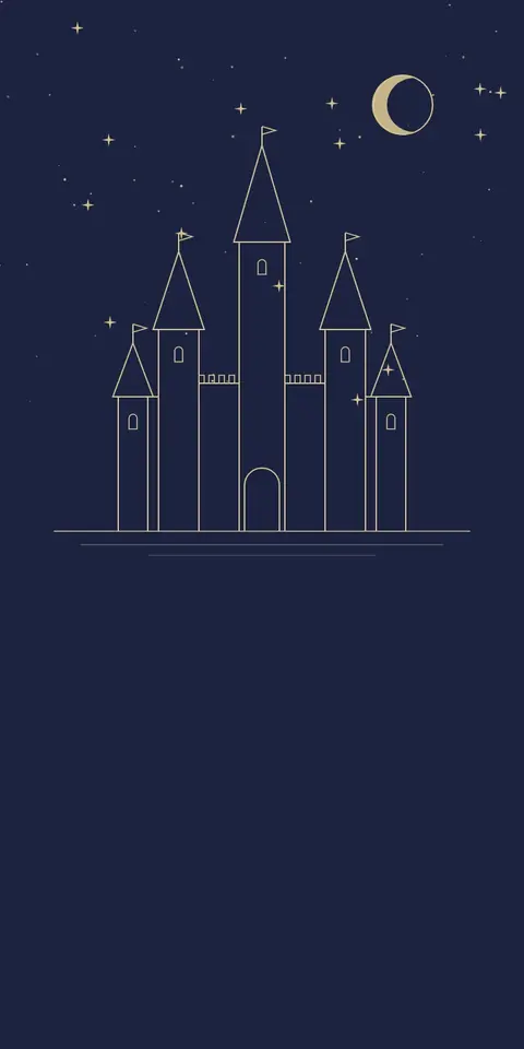 Digital wedding invitation, Fairytale design