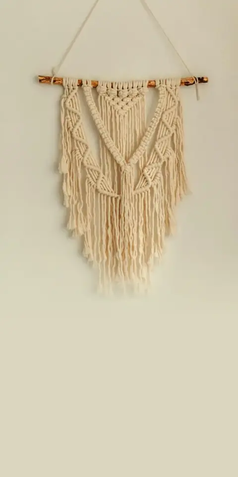Digital wedding invitation, Macramé design