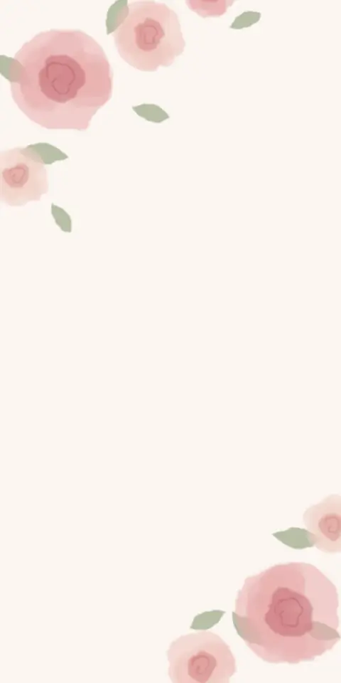 Digital wedding invitation, Roses design