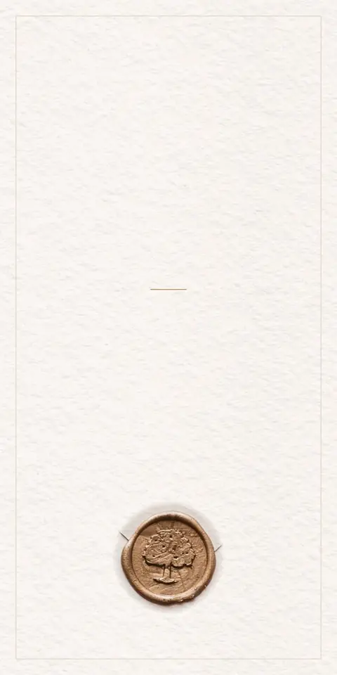 Digital wedding invitation, Wax seal design